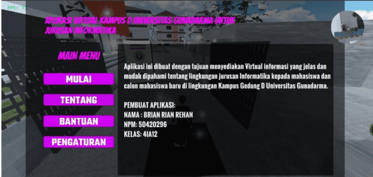 Simulasi Kampus D Universitas Gunadarma 1