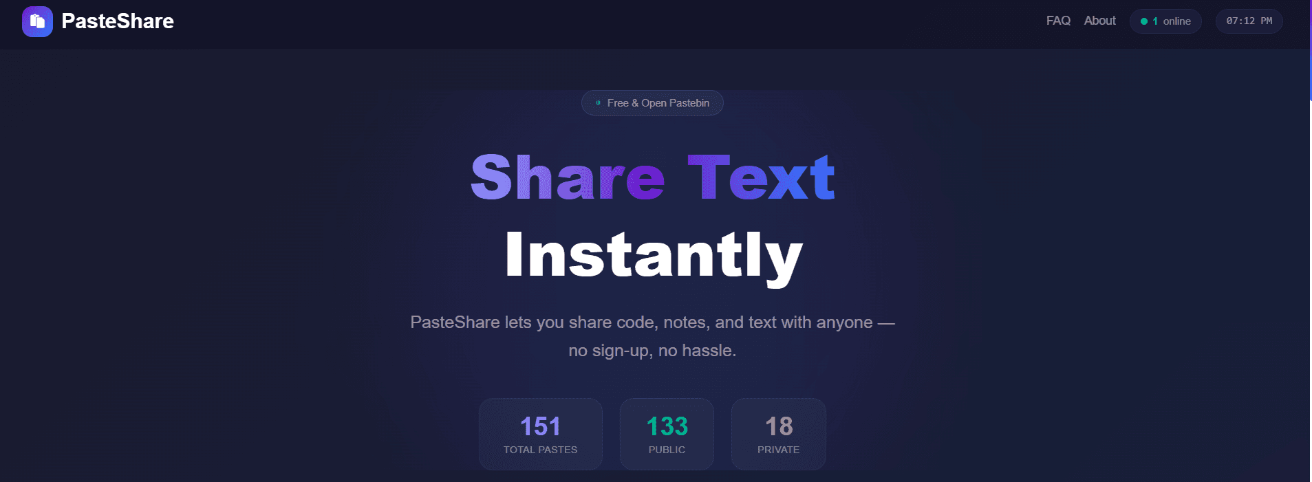 PasteShare 1